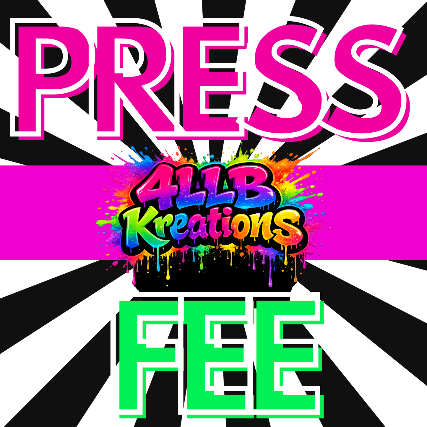 Bring your own item press fee